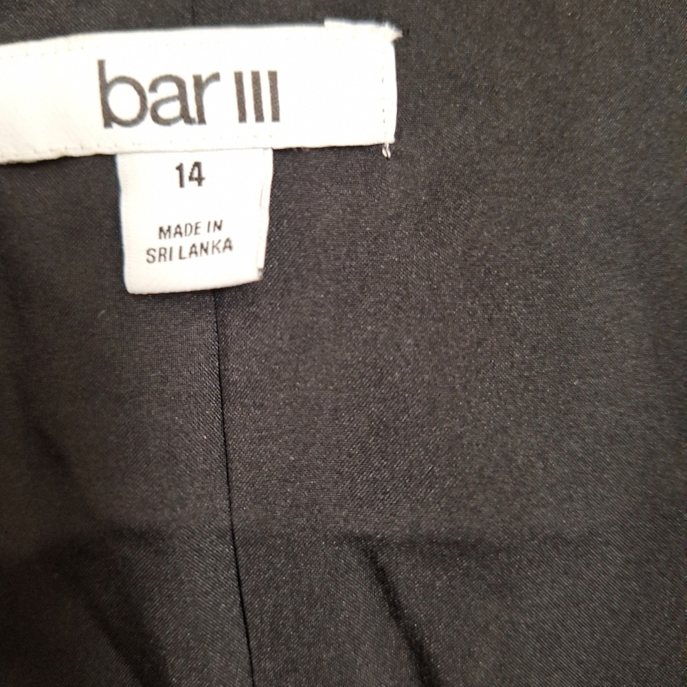NWT Bar III Assymetrical Black Polka Dot Wrap Dress - Picture 10 of 13